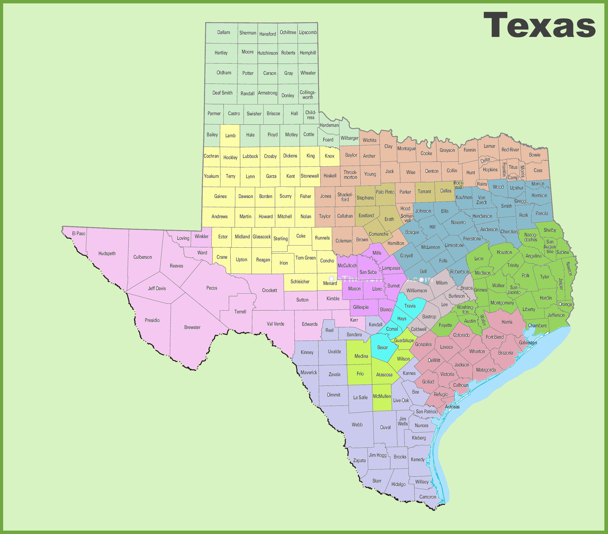 254 Counties In Texas – The Rationale And The Plan – Sandy In Texas